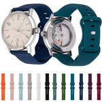 Cinturino di ricambio in silicone con 8 fibbie, For Amazfit Sport Watch / Sport Watch 2S, For Garmin Vivoactive 3