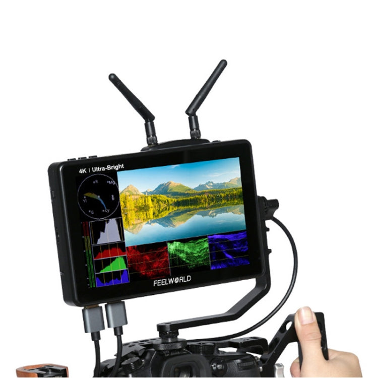 FEELWORLD LUT7 PRO 1920x1200 Schermo LCD da 7 pollici HDMI 4K Highlight 2200Nit Touch Camera Monitor, LUT7 PRO