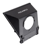 FEELWORLD TP2 Teleprompter portatile con anello adattatore per obiettivo telecomando Bluetooth per telefoni cellulari/tablet/fotocamere reflex inferiori a 8 pollici, TP2