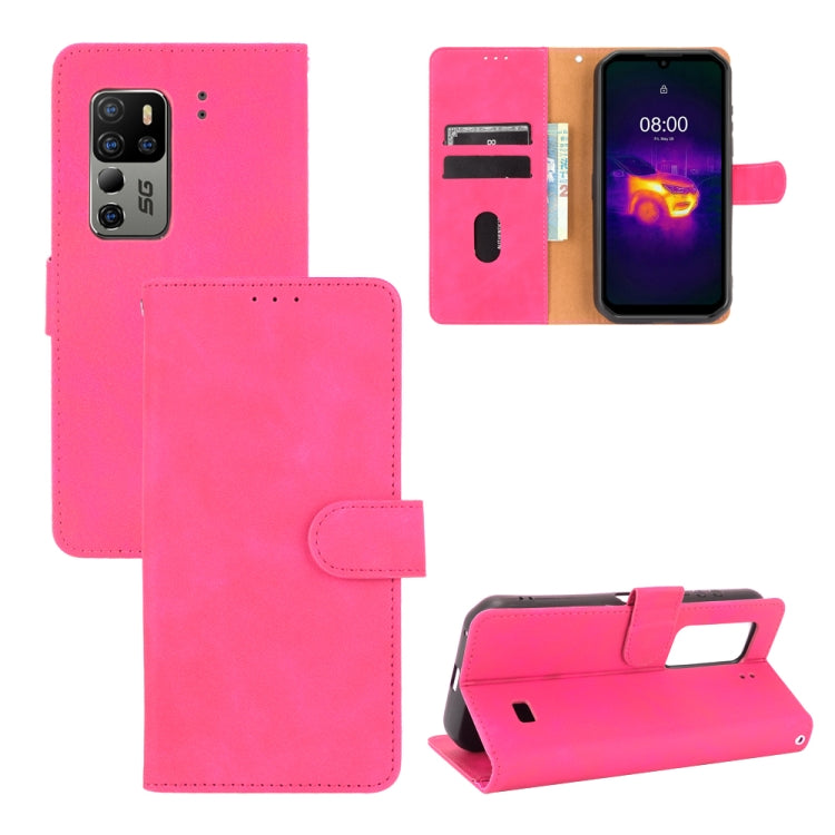 Tinta unita Skin Feel Fibbia magnetica Flip orizzontale Custodia in pelle PU con struttura in vitello con supporto e slot per schede e portafoglio, For Blackview A100, For Ulefone Armor 11T 5G