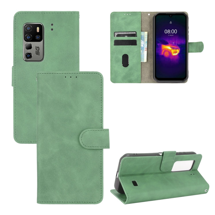 Tinta unita Skin Feel Fibbia magnetica Flip orizzontale Custodia in pelle PU con struttura in vitello con supporto e slot per schede e portafoglio, For Blackview A100, For Ulefone Armor 11T 5G