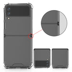 Custodia protettiva in TPU acrilico trasparente resistente agli urti, For Samsung Galaxy Z Flip3 5G