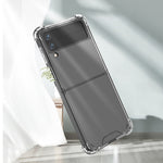 Custodia protettiva in TPU acrilico trasparente resistente agli urti, For Samsung Galaxy Z Flip3 5G