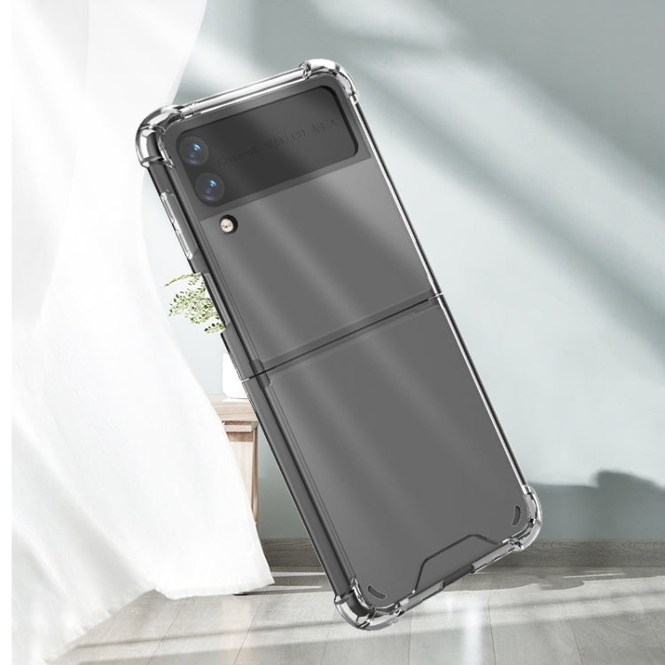 Custodia protettiva in TPU acrilico trasparente resistente agli urti, For Samsung Galaxy Z Flip3 5G