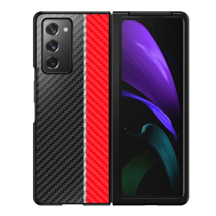 Custodia protettiva abbinata al colore della struttura in fibra di carbonio, For Samsung Galaxy Z Fold2 5G