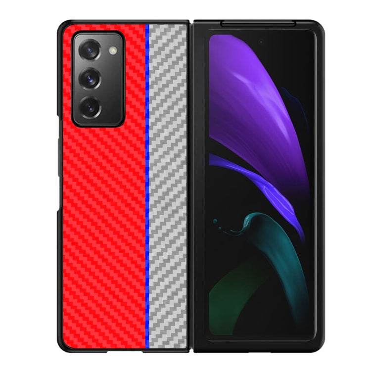 Custodia protettiva abbinata al colore della struttura in fibra di carbonio, For Samsung Galaxy Z Fold2 5G