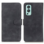 KHAZNEH Retro Texture PU + TPU Custodia in pelle a vibrazione orizzontale con supporto, slot per carte e portafoglio, For OnePlus Nord 2 5G, For vivo V21e 5G