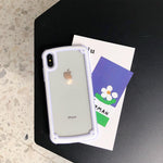 Custodia antiurto trasparente TPU per iPhone X, XS, XR, XS Max