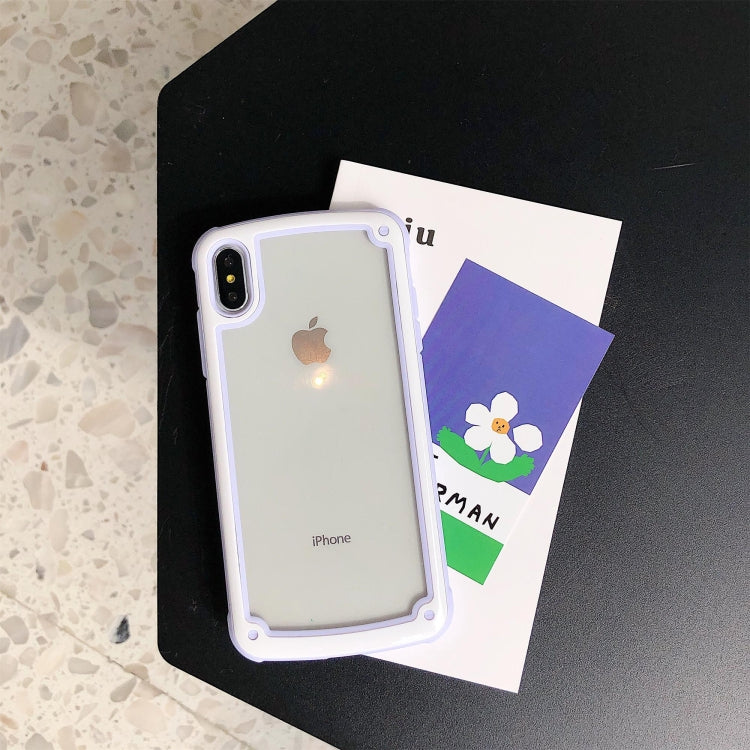 Custodia antiurto trasparente TPU per iPhone X, XS, XR, XS Max