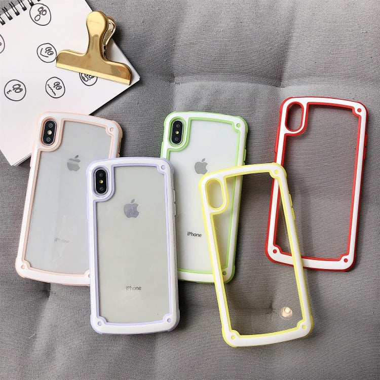 Custodia antiurto trasparente TPU per iPhone X, XS, XR, XS Max