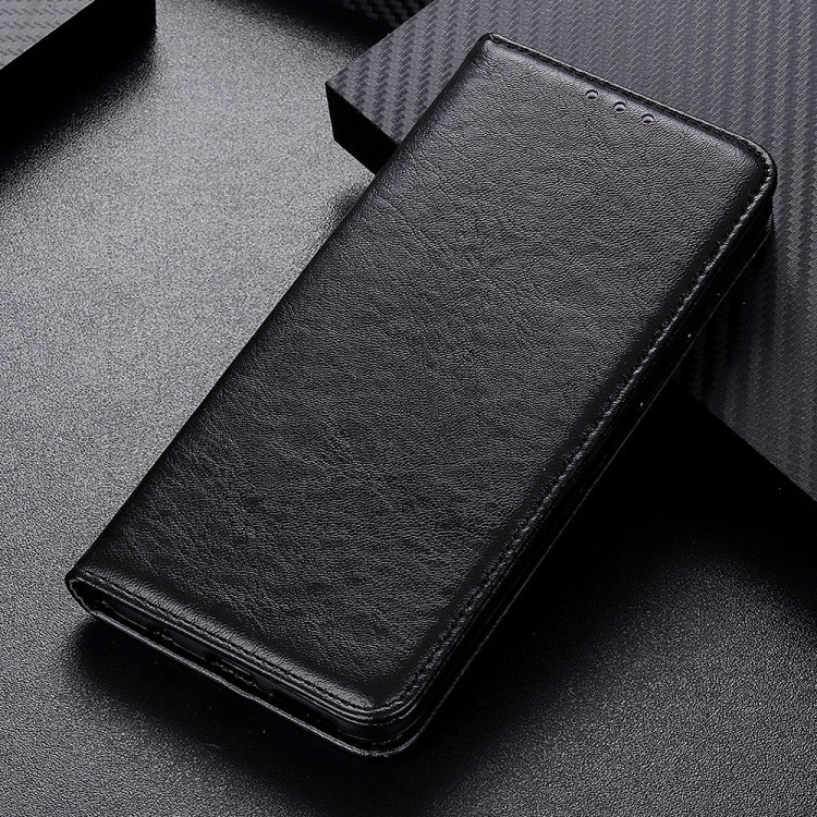 Custodia in pelle a vibrazione orizzontale con struttura magnetica Crazy Horse con supporto, slot per carte e portafoglio, For OnePlus Nord 2 5G