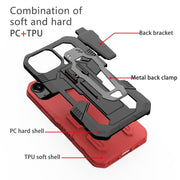 Machine Armor Warrior PC antiurto + custodia protettiva in TPU, For iPhone 13 mini, For iPhone 13