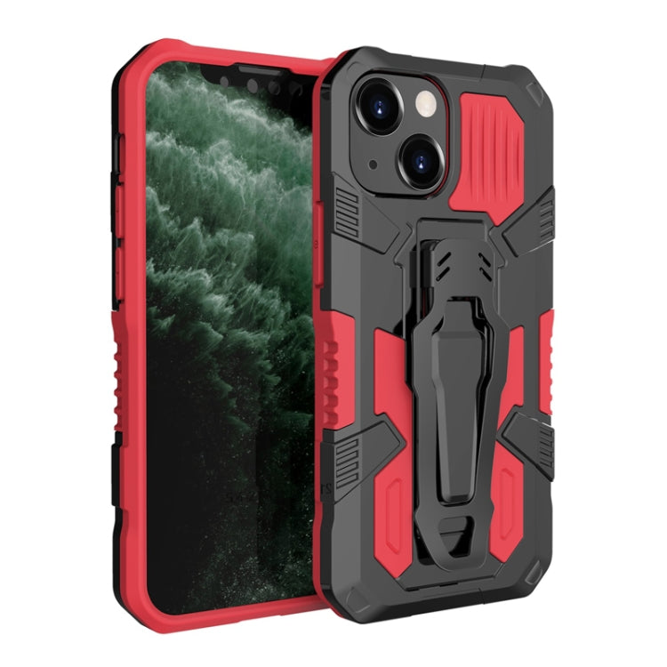 Machine Armor Warrior PC antiurto + custodia protettiva in TPU, For iPhone 13 mini, For iPhone 13