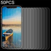 50 pellicole in vetro temperato da 0,26 mm 9H 2,5D, For iPhone 13 mini (50pcs), For iPhone 16e / 13 / 13 Pro  (50pcs), For iPhone 13 Pro Max (50pcs)