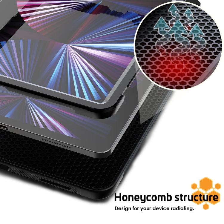 Custodia in pelle magnetica orizzontale Smart B con staffa a 7 velocità e slot per schede e slot per penna e funzione Sleep / Wake-up, For iPad Pro 11 2022 / 2021