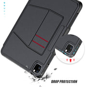 Custodia in pelle magnetica orizzontale Smart B con staffa a 7 velocità e slot per schede e slot per penna e funzione Sleep / Wake-up, For iPad Pro 11 2022 / 2021