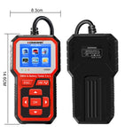 KONNWEI KW681 Auto Schermo TFT da 2,4 pollici Diagnosi guasti OBD + Tester batteria 6V-12V Supporto 9 lingue, KW681