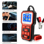KONNWEI KW681 Auto Schermo TFT da 2,4 pollici Diagnosi guasti OBD + Tester batteria 6V-12V Supporto 9 lingue, KW681