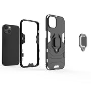 Custodia protettiva antiurto per PC + TPU con supporto per anello magnetico, For iPhone 13 mini, For iPhone 13, For iPhone 13 Pro, For iPhone 13 Pro Max