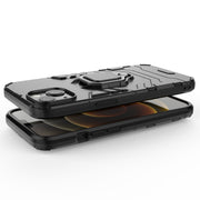 Custodia protettiva antiurto per PC + TPU con supporto per anello magnetico, For iPhone 13 mini, For iPhone 13, For iPhone 13 Pro, For iPhone 13 Pro Max