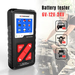 KONNWEI KW710 Tester per batterie al piombo-acido da 3,2 pollici 6V-24V per auto, supporta 13 lingue, KW710