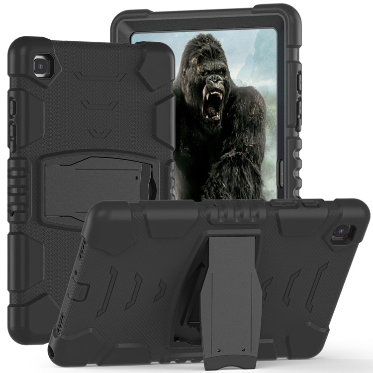 Cornice dello schermo di protezione a 3 strati + PC + Custodia combinata antiurto in silicone con supporto, For Samsung Galaxy Tab A7 T500, For Samsung Galaxy Tab A8.4 2020 T307, For Samsung Galaxy Tab A8.0 2019 T290