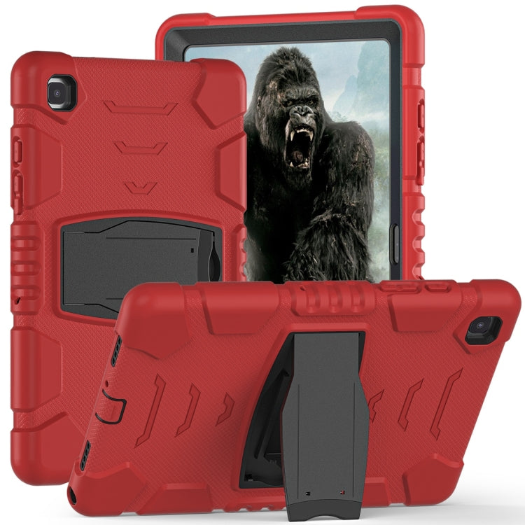 Cornice dello schermo di protezione a 3 strati + PC + Custodia combinata antiurto in silicone con supporto, For Samsung Galaxy Tab A7 T500, For Samsung Galaxy Tab A8.4 2020 T307, For Samsung Galaxy Tab A8.0 2019 T290