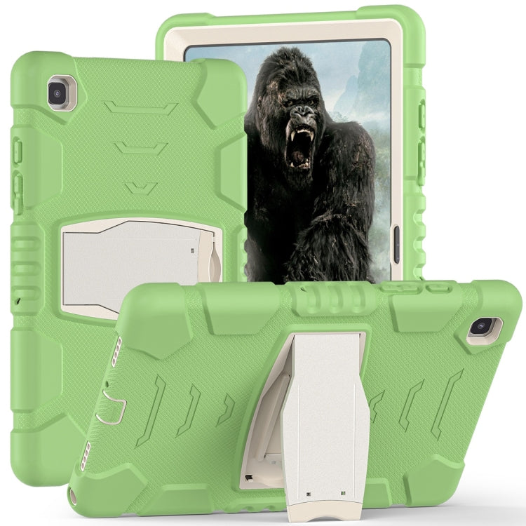Cornice dello schermo di protezione a 3 strati + PC + Custodia combinata antiurto in silicone con supporto, For Samsung Galaxy Tab A7 T500, For Samsung Galaxy Tab A8.4 2020 T307, For Samsung Galaxy Tab A8.0 2019 T290
