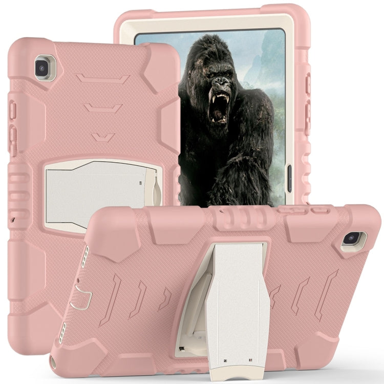 Cornice dello schermo di protezione a 3 strati + PC + Custodia combinata antiurto in silicone con supporto, For Samsung Galaxy Tab A7 T500, For Samsung Galaxy Tab A8.4 2020 T307, For Samsung Galaxy Tab A8.0 2019 T290