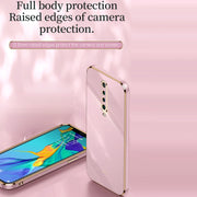 Custodia antiurto in TPU con bordo in oro con placcatura 6D XINLI, For Xiaomi Redmi K30, For Xiaomi Redmi K30 Pro, For Xiaomi Redmi K40
