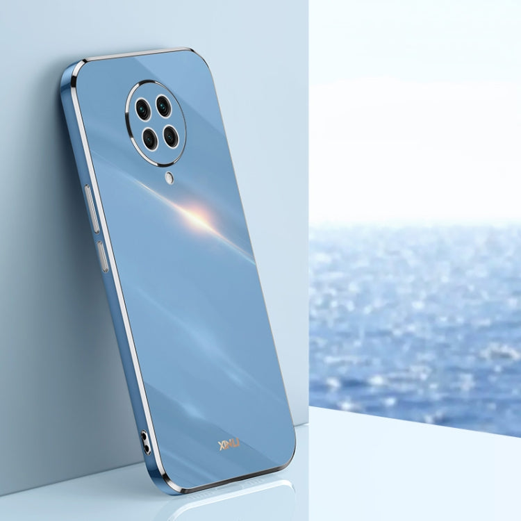 Custodia TPU antiurto con bordo oro per Xiaomi Redmi K30 Pro