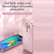 Custodia antiurto in TPU con bordo in oro con placcatura 6D XINLI, For Xiaomi Redmi Note 8 Pro, For Xiaomi Redmi Note 9 4G, For Xiaomi Redmi Note 9 5G