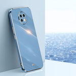 Custodia TPU antiurto con bordo oro per Xiaomi Redmi Note 8 Pro