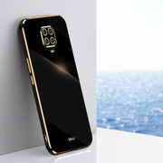 Custodia antiurto in TPU con bordo in oro con placcatura 6D XINLI, For Xiaomi Redmi Note 9S, For Xiaomi Mi 8, For Xiaomi Mi 9