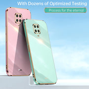 Custodia antiurto in TPU con bordo in oro con placcatura 6D XINLI, For Xiaomi Redmi Note 9S, For Xiaomi Mi 8, For Xiaomi Mi 9