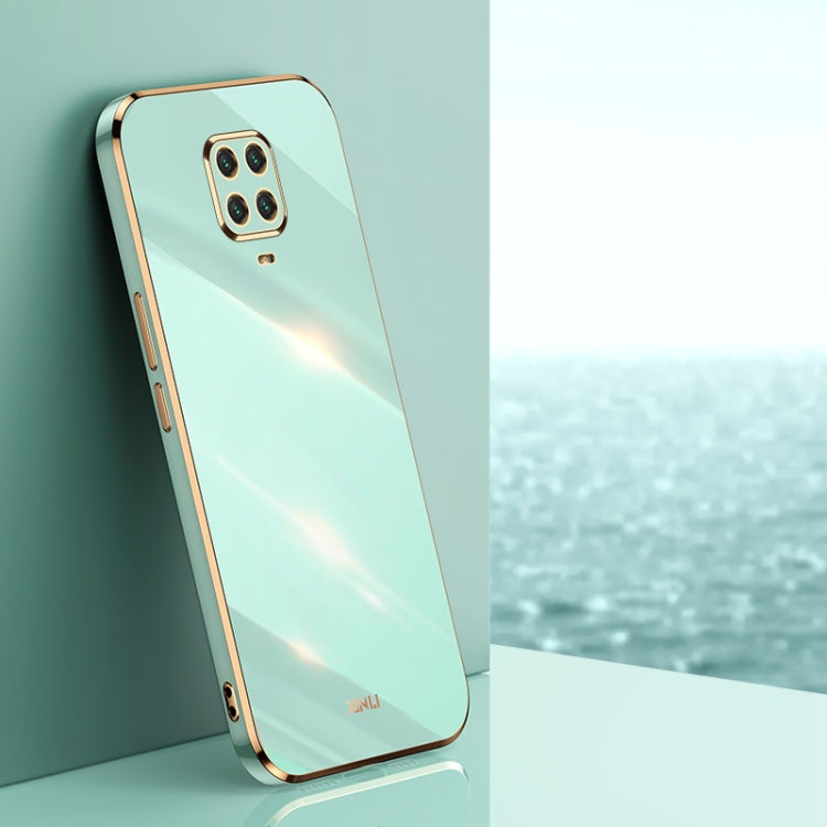 Custodia TPU antiurto con bordo oro per Xiaomi Mi 9