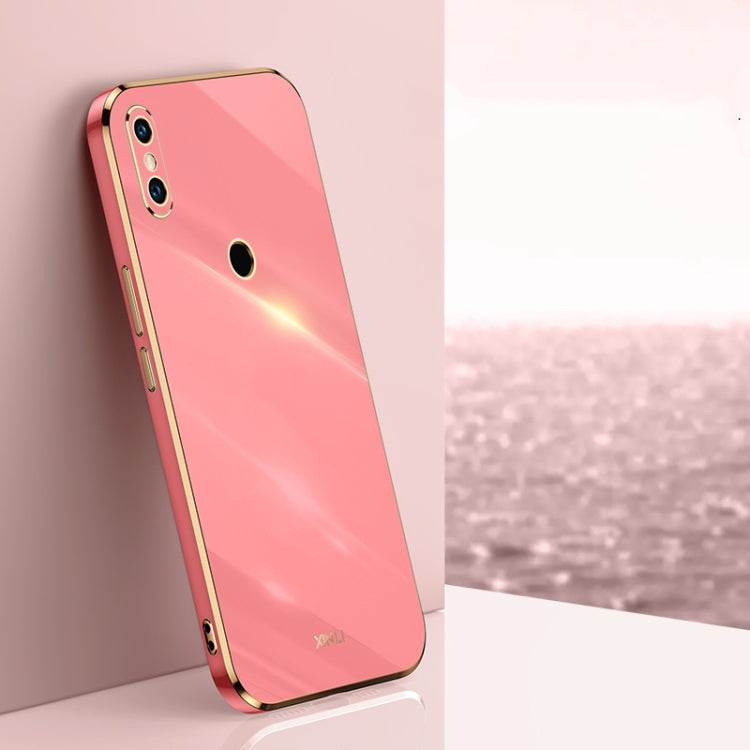 Custodia TPU antiurto con bordo oro per Xiaomi Mi 9