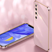 Custodia antiurto in TPU con bordo in oro con placcatura 6D XINLI, For Xiaomi Mi 10 5G, For Xiaomi Mi 10S, For Xiaomi Mi 10T Lite 5G