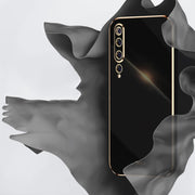 Custodia antiurto in TPU con bordo in oro con placcatura 6D XINLI, For Xiaomi Mi 10 5G, For Xiaomi Mi 10S, For Xiaomi Mi 10T Lite 5G