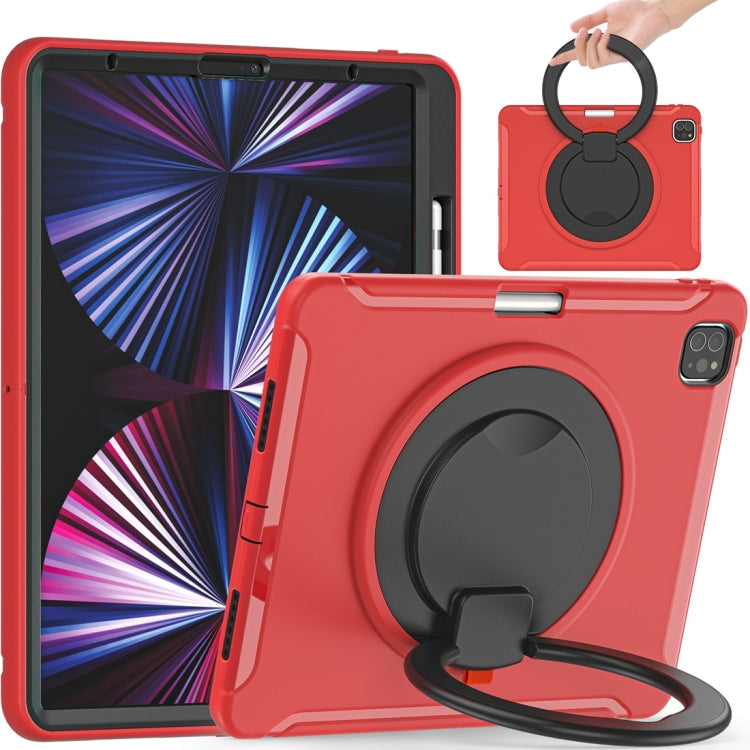 Custodia protettiva TPU e PC con supporto rotante per iPad Pro 12