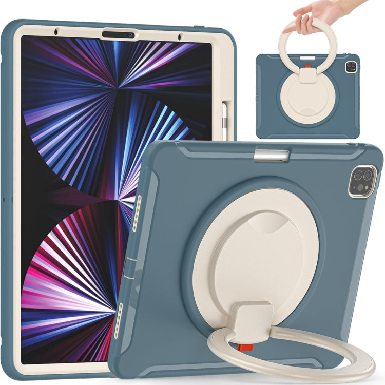 Custodia protettiva TPU e PC con supporto rotante per iPad Pro 12