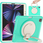 Custodia protettiva TPU e PC con supporto rotante per iPad Pro 12