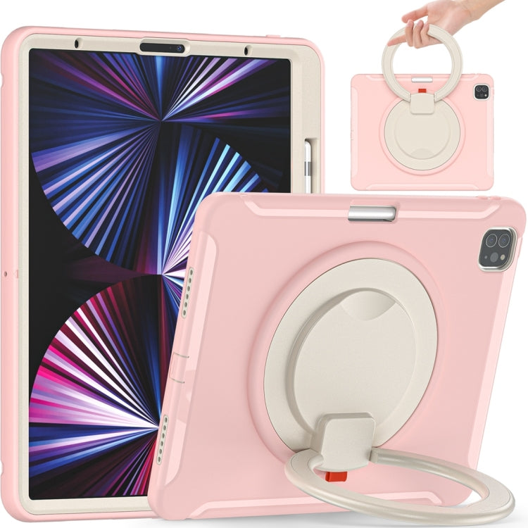 Custodia protettiva TPU e PC con supporto rotante per iPad Pro 12