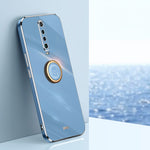 Custodia TPU antiurto con bordo oro per Xiaomi Redmi Note 8 Pro