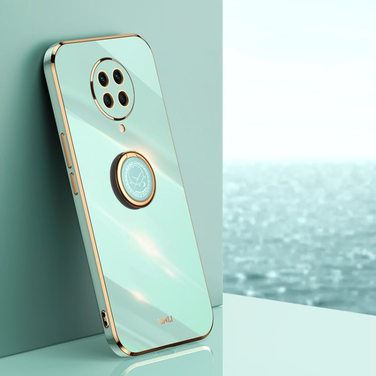 Custodia TPU antiurto con bordo oro per Xiaomi Mi 11 Lite