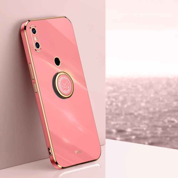 Custodia TPU antiurto con bordo oro 6D per Xiaomi Mi 8