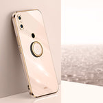 Custodia TPU antiurto con bordo oro 6D per Xiaomi Mi 8