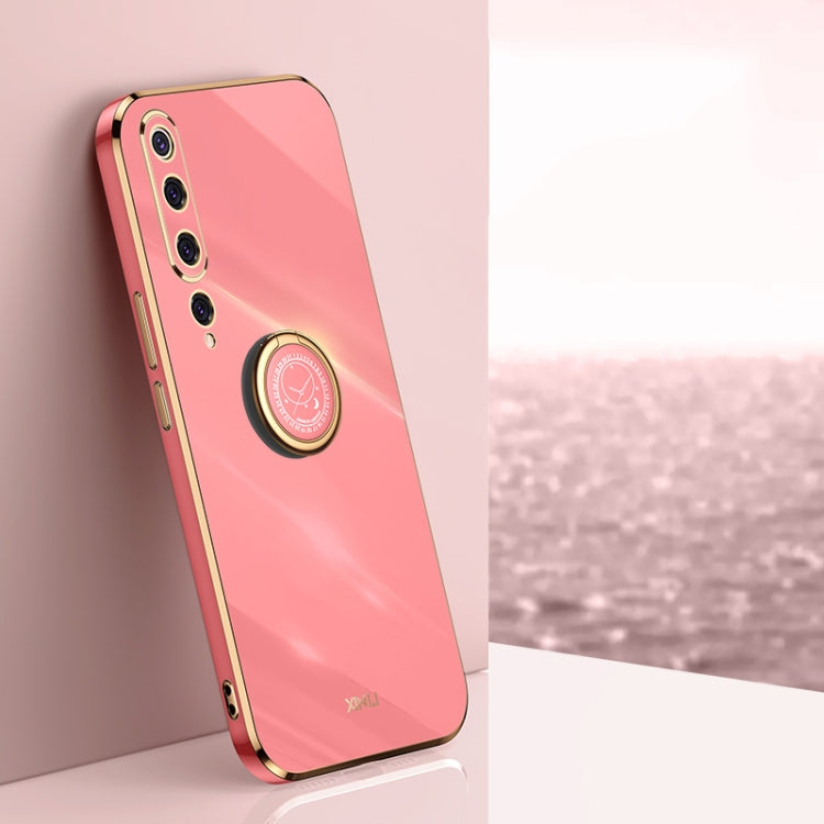 Custodia TPU antiurto con bordo oro 6D per Xiaomi Mi 8