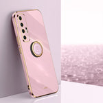 Custodia TPU antiurto con bordo oro placcato per Xiaomi Mi 10T Li
