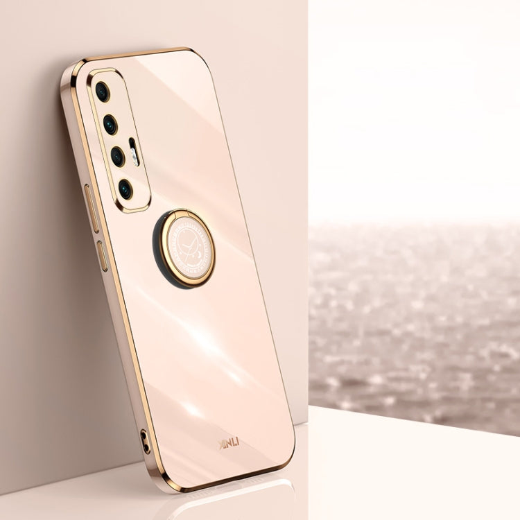 Custodia TPU antiurto con bordo oro placcato per Xiaomi Mi 10T Li